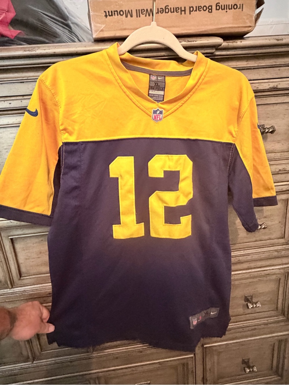 Nike Aaron Rogers Green Bay Packers Football Jersey Number 12